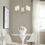 Charlotte 5 Light Chandelier - Brass