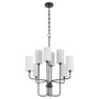 Charlotte 8 Light Chandelier - Black