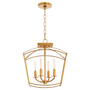 Mantle 4 Light Dual Mount - Gold