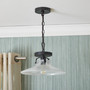 Mled Alabaster Dual Mount - Black