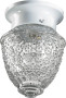 1 Light 6" Acorn Fixture - White