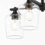 Veno 4 Light Ceiling Mount - Black