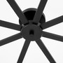 Veno 8 Light Ceiling Mount - Black