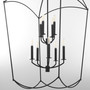 Mantle 9 Light Entry - Black
