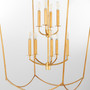 Mantle 9 Light Entry - Gold