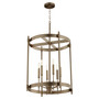 Hamilton 6 Light Entry - Dark Brass
