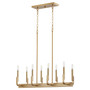 Tempo 8 Light Linear - Brass