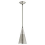 Mesh Cone Pendant - Nickel
