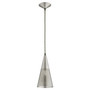 Mesh Cone Pendant - Nickel