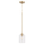 Tribute 1 Light Pendant - Brass