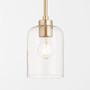 Tribute 1 Light Pendant - Brass
