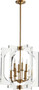 Broadway 8 Light Pendant - Brass