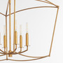 Mantle 6 Light Pendant - Gold