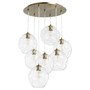 Numen 7 Light Pendant - Brass