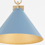 Jackson 16" Pendant - Aged Brass