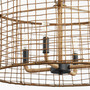 Abaca 4 Light Pendant - Black