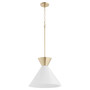 Beldar Opal Pendant - Brass