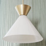 Beldar Opal Pendant - Brass
