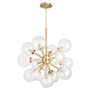 Rovi 13 Light Pendant - Brass