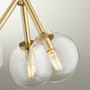 Rovi 3 Light Pendant - Brass