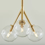 Rovi 3 Light Pendant - Brass