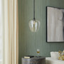 Veno 1 Light Pendant - Black