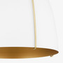 Jamie 15" Egg 1 Light Pendant - Studio White