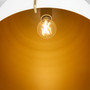 Jamie 15" Egg 1 Light Pendant - Studio White