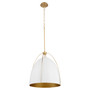 Jamie 18" Egg 3 Light Pendant - Studio White