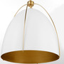 Jamie 18" Egg 3 Light Pendant - Studio White