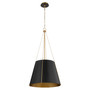 Denise 18" 1 Light Pendant - Matte Black
