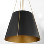 Denise 18" 1 Light Pendant - Matte Black