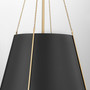 Denise 18" 1 Light Pendant - Matte Black