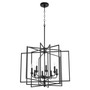 Hammond 8 Light Pendant - Black