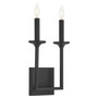 Eldorado 2 Light Wall Mount - Black