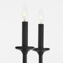 Eldorado 2 Light Wall Mount - Black
