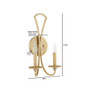 Maryse 2 Light Wall Mount - Brass