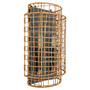 Abaca 2 Light Sconce - Black