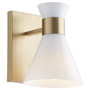 Beldar 1 Light Opal Wlmt - Brass