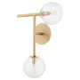 Rovi 2 Light Wall Mount - Brass