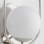 Belmont 1 Light Wall Mount - Nickel