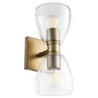 Relo 2 Light Wall Mount - Dark Brass