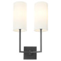 Merrick 2 Light Wall Mount - Black