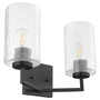 Merrick 2 Light Vanity - Black