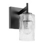 1 Light Wall Mount - Black