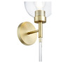 Volan 1 Light Wall Mount - Brass