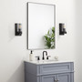 Juniper 1 Light Wall Mount - Black
