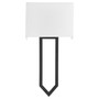 Bolivar 2 Light Sconce - Black