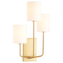 Harmony 3 Light Wall Mount - Brass