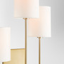 Harmony 3 Light Wall Mount - Brass